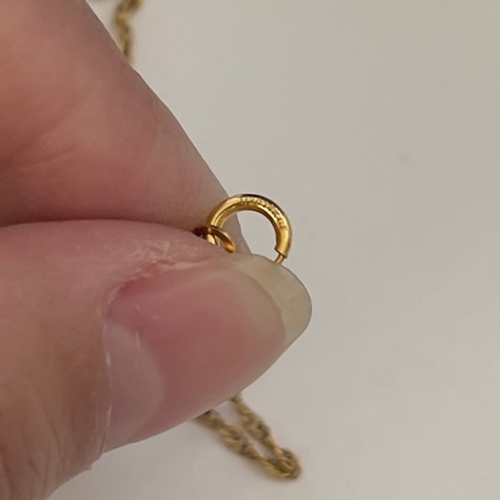 Gold filled 14k leaf multi gem semi precious necklace - Picture 5 of 6